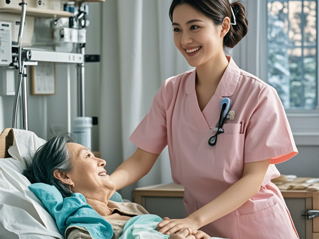 小娟护理病人就像护理家人一样